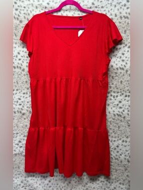 V NECK SUMMER DRESS
